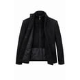 thumbnail image 3 of Adam Baker Boys Wool Coat, 3/4 Length, Stand Collar, Removable Bib, 3 of 3