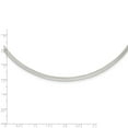 thumbnail image 2 of 925 Sterling Silver Collars Necklace Chain Polished 3mm Neck Collar 15 inch, 2 of 4