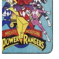 thumbnail image 6 of Power Rangers Mighty Morphin Throw Throw Blanket Multicolor, 6 of 7