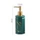 thumbnail image 2 of Dispensador de jabón líquido recargable de cerámica de lujo, botella con bomba for tocador de baño, encimera y lavabo., 2 of 6