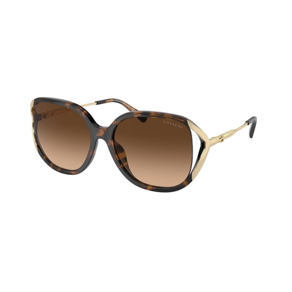 Sunglasses Coach HC 8396 U 512074 Cr620 Dark Tortoise Brown Grad