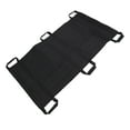 thumbnail image 1 of Portable Transport Stretcher, Soft Comfortable Black Waterproof Positioning Bed Pad 6 Reinforced Handles  For Home, 1 of 8