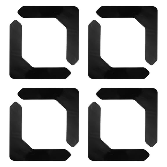 8 Pcs Interlocking Foam Tiles Non-slip Stickers Rubber Pad Mat