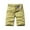 Khaki, variant on IROINNID Cargo Shorts for Men Plus Size Cargo Shorts Multi-Pockets Relaxed Summer Beach Shorts Pants,Black
