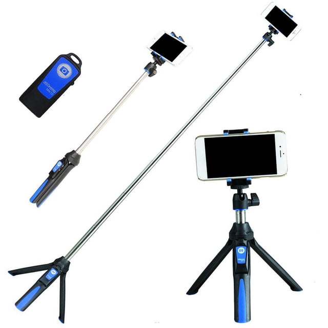 Benro MK10 Perche à Selfie Trépied Trépied Benro Bluetooth 3.0 Acier Inoxydable Perche à Selfie Réglable pour IOS/Android