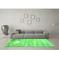 thumbnail image 3 of Ahgly Company Indoor Square Oriental Green Industrial Area Rugs, 6' Square, 3 of 4