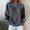 Grey, variant on Endives Women's Blouse Long Sleeve Shirt Sweatshirt Casual Lapel Denim Stitching Pullover Sweatshirt Womens Tops