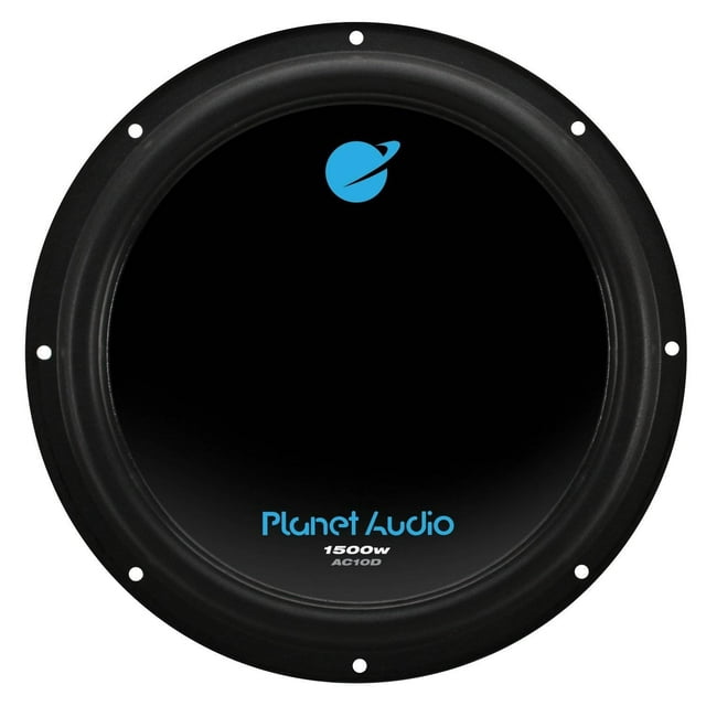 Planet Audio AC10D 10 Inch 1500 Watts 4 Ohm Dual Voice Coil Car Subwoofer