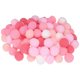 thumbnail image 1 of Uxcell Paquete de 100 Pompones para Manualidades, 1.18" (30mm) Poliéster Serie Rosa Suave y Esponjosa Bolas de Pompones Multicolores, 1 of 7