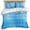 Blue, variant on 3 Piece Blue Coastal Duvet Cover Set Twin Size, Microfiber Comforter/Quilt Cover with Corner Ties and 2 Pillowcases, Summer Beach Ocean Seawater Nautical All Season Soft Bedding with Zipper Closure
