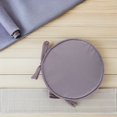 thumbnail image 4 of OULII Household Sponge Cushion Light Grey Round Polyester Comfort Support For Office 1Pack, 4 of 8