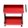 thumbnail image 1 of LAFGUR 2-Tier Tools Storage Trolley Mobile Workshop Garage Repair RC Accessories for 1/8 1/10 1/12 1/16 Scale Model Large Size,Rolling Tools Cart,Tools Trolley, 1 of 7