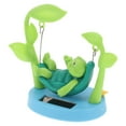 thumbnail image 3 of Juguete de tortuga bailando con energía solar para el tablero del auto, adorno de tortuga con energía solar, decoración para el interior del auto, oficina y coche., 3 of 8