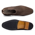 thumbnail image 5 of CMR CHAMARIPA Height Increasing Boots - Mens Elevator Boots - Coffee Suede Leather Men's Elevator Chelsea Boots 7 CM / 2.76 Inches, 5 of 5