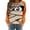 Orange, variant on HCYSFG Womens Halloween Sweatshirts Mummy Casual Crewneck Long Sleeve Ribbed Drop Shoulder Relaxed Fit Pullovers Holiday Tops