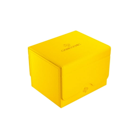 Deck Box GameGenic Sidekick XL, color amarillo, 100 unidades, para cartas TCG