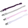 thumbnail image 1 of Clip antipérdida de chupete trenzado para bebé Diy (color aleatorio) 4 piezas (yu-1) XianweiShao 8390613960603, 1 of 1