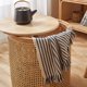 thumbnail image 4 of Mesa de centro tejida de ratán de madera maciza para el hogar, mueble moderno para sala de estar, sofá, mesa de té Vintage creativa, cesta de almacenamiento Circular, 4 of 4