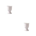 thumbnail image 4 of Cateissary Taza de desayuno para huevos resistente al calor, soporte para estante, tazas para beber, cocina multiusos para el hogar, comedor, Blanco 2piezas, 4 of 6