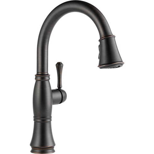 Delta Cassidy Kitchen Faucet with Pull-Down Spray, Available in Various Colors by Delta