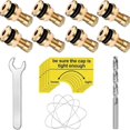 thumbnail image 1 of 19 Fuel Gas Can Vent Caps, 8 Tank Vent Caps with Drill, Wire, Wrench, 1 of 5