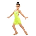 thumbnail image 4 of Glisme Girl Dress O Neck Graphic Prints Dresses Sleeveless Lovely Little Girls Daily Wear 5-6 Years Light Green, 4 of 4