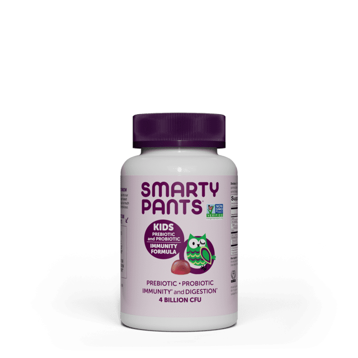 SmartyPants Kids Gummies Grape Prebiotic and Probiotic 60 ea