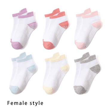 AUQ 6Pcs Kid Socks,Snug Fitting Girls Socks,Whimsical Charming Cute Socks for Girls