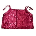 thumbnail image 4 of MuXiKeJi Clothes Girls Sparkling Adjustable Sequin Crop Top with Elastic Band for Festive Wear, 4 of 4
