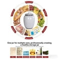 thumbnail image 4 of Large Ceramic Jar For Rice Ceramic Rice Bucket Ceramic Rice And Grain Storage Container With Lid Rice Containe Rice Storage Bins, 10kg, 4 of 8