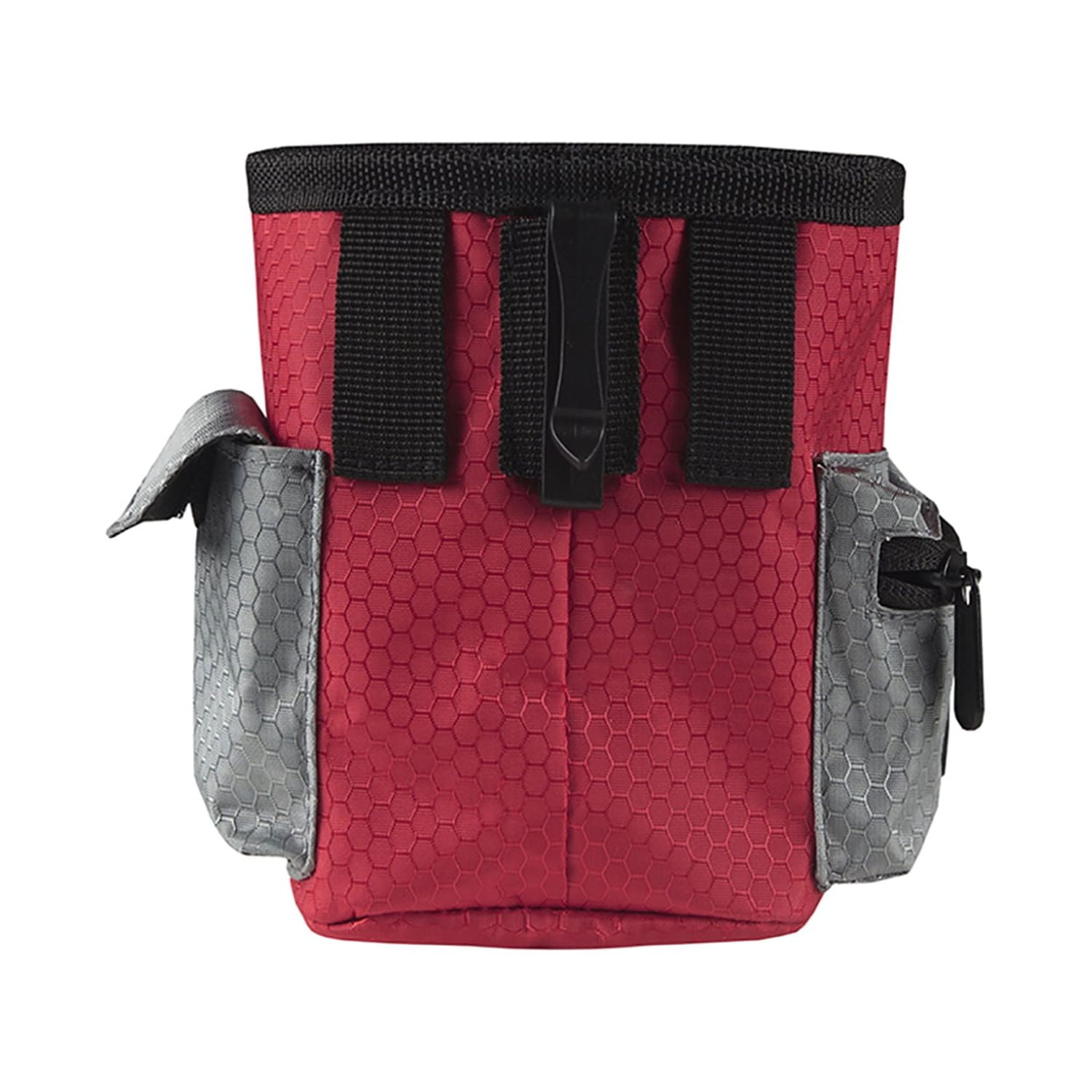 Pefilos 5.5" Pet Training Hands-Free Snack Bag(No Snacks), Training Bag for Kibbles Toys with Poop Bag Dispenser, Red Pefilos 5.5" Pet Training Hands-Free Snack Bag(No Snacks), Training Bag for Kibbles Toys with Poop Bag Dispenser, Red