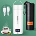 thumbnail image 1 of Hervidor eléctrico de viaje QRAGJBM portátil, 450 ml, 300 W, blanco, 1 of 6