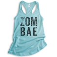 thumbnail image 1 of Zombae Tank Top, Ladies Racerback Tank Top, Halloween Tank, Funny Zombie Tank, Bae Tank, Cancun, Medium, 1 of 3