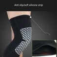 thumbnail image 3 of Knee Compression Sleeve Brace Anti-Injury Protector for Basketball Running knee compression support Fitness Sports,Orange,L,305mm, 3 of 8