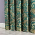 thumbnail image 5 of Chezmoi Collection Adelle 4-Piece Paisley Jacquard Embroidered Window Curtain Set, 5 of 6