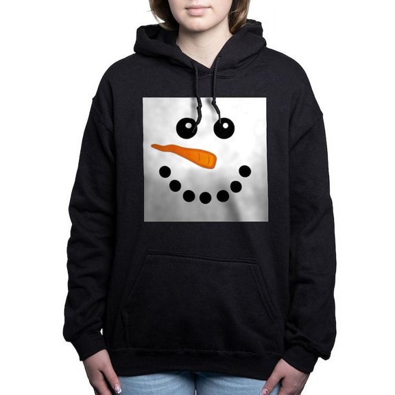 CafePress - Snowman Face Sweater Sweatshirt - Pullover Hoodie, Classic & Comfortable Hooded Sweatshirt