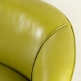 thumbnail image 6 of Isolde Leather Loveseat, Green, 6 of 7