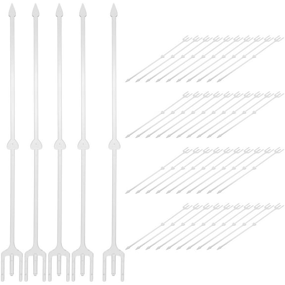 Homoyoyo Floral Pick Flower Picks Transparent 80-Pcs