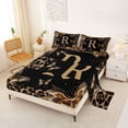 Catabedysis Fashion Cheetah Pattern Bed Sheets,Brown Bows Monogrammed R ...
