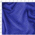 thumbnail image 4 of Soimoi Blue Poly Georgette Fabric Notes Musical Instrument Print Sewing Fabric Yard 42 Inch Wide, 4 of 5