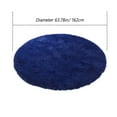 thumbnail image 3 of LELINTA Super Soft Fluffy Floor Rug Washable Shag Rug Round Shaggy Area Rug Bedroom Dining Room Anti-skid Carpet Yoga Mat Child Play Mat, 5.3ft x 5.3ft, 3 of 7