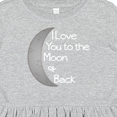 thumbnail image 4 of Inktastic I Love You to the Moon & Back. Girls Toddler Dress, 4 of 5