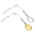 thumbnail image 1 of Unique Bargains 20Pcs Fishing Spinnerbait Wire with Blade, Large-sized Water-drop, 1 of 5