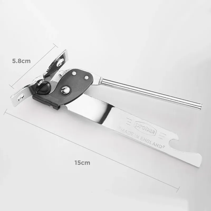 Multifunctional Stainless Steel Food Can Tin Manual Bottle Opener Weak Hand Kitchen Accessory Supplies Gadgets Knives Tool Set