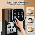 thumbnail image 4 of Espresso Machine Compact – 20 Bar Professional Espresso Coffee Maker with Milk Frother, Touchscreen & Adjustable Temperature for Cappuccino & Latte, 4 of 7