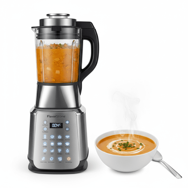 Procesador de alimentos FlavorStone Diamond 15 funciones preprogramadas 2 L cuchillas Titanium motor cobre