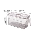 thumbnail image 2 of Cajas de almacenamiento para congelador, contenedores de almacenamiento de cocina con contenedores de almacenamiento de cocina, organizadores para refrigerador, diseño revolucionario, 2 of 8