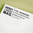thumbnail image 1 of Custom Return Address Holiday Stamp Personalized Merry Christmas Self Inking Stamper Gift Idea, 1 of 1