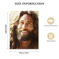 thumbnail image 2 of JEUXUS  Jesus Wall Art Christian Christ Canvas Prints Picture of Jesus Laughing Christ's Smile Poster Religious Home Wall Decor  16x20 in, 2 of 5