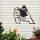 thumbnail image 2 of Decoración de pared metálica Cámara Decoración de pared metálica Fotógrafo Decoración de pared metálica Cámara Arte de pared Deportes Decoración de pared deportiva Línea Arte de pared, 2 of 8